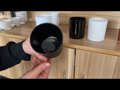 Tarros vacíos de cristal 5.5x6.8 de las tazas del candelero de la candelita