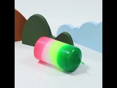 Vela del arco iris del pilar de la verbena del limón para el hogar del aroma de la decoración