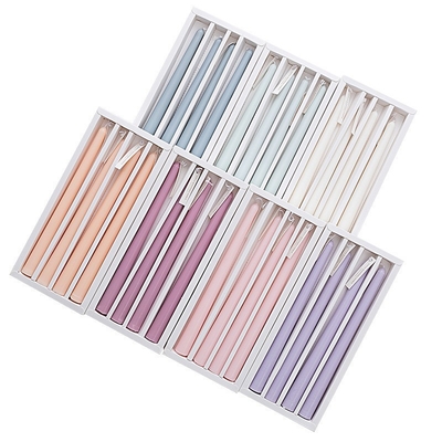 AROMA HOME Private Label Pilar Stick Parafina Cera de soja Vela cónica perfumada 4 piezas