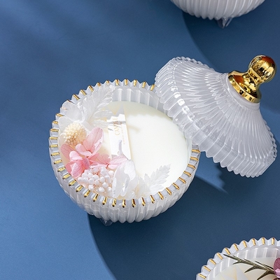 La etiqueta privada de las velas perfumadas románticas de la soja del día de tarjetas del día de San Valentín modificó para requisitos particulares