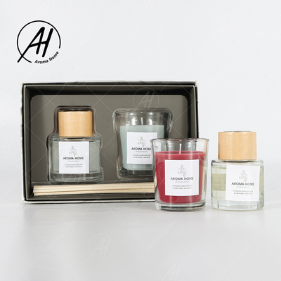 Sistema colorido 5.5OZ 3PCS del regalo de la vela del olor de la cera de Mini Home Glass Jar Soy del partido del Aromatherapy