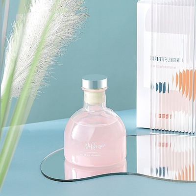 Palillo Reed Diffuser For Home Spa del olor del aceite de Gardenia Room Glass Bottle Aromatic del océano