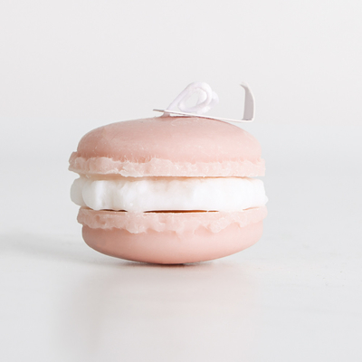 Velas perfumadas hechas a mano únicas seguras de Macaron con colores delicados