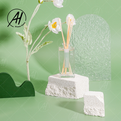 Palillos Reed Diffuser 100ML del ambientador de aire del aceite de la botella de cristal del hotel con la caja de empaquetado