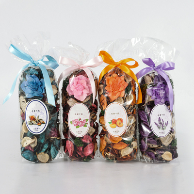 Potpourri bolsas de sachet frescante de aire Decoración de flores secas naturales botánica perfumada
