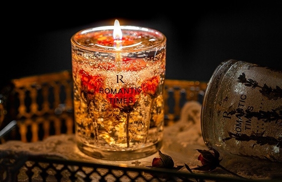 Cera de gelatina transparente a medida Cera de gelatina a granel para la fabricación de velas