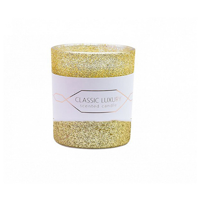 Lavanda y Sage Votive Aroma Home Candle del OEM en el negro Mercury Glass del rosa del oro