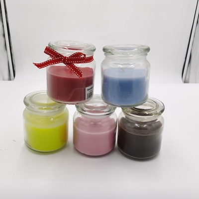 El aroma colorido del caramelo sospechó las velas a base de soja 12oz de las velas