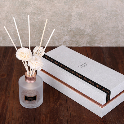 Aroma Reed Diffuser Luxury 126ml alrededor del sistema del regalo de la botella con Sola Flower