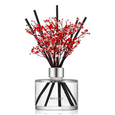 Reed Diffuser Room Perfume natural de encargo 200ml con la decoración falsa de las flores