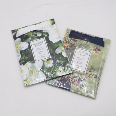 Las bolsitas perfumadas personalizadas del sitio de la fragancia empaquetan para los cajones de la ropa