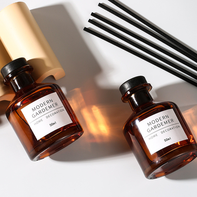 Aroma Reed Diffuser And Oil 50ml de la botella DPMA de Brown pequeño