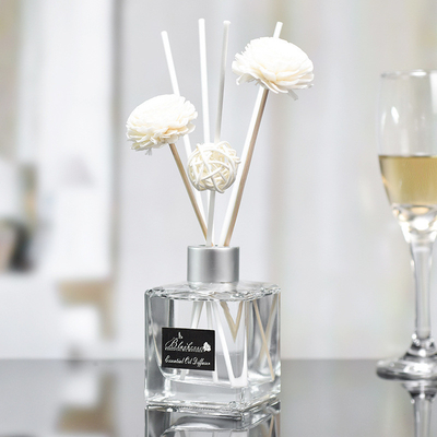 Pequeño aroma de cristal Reed Diffuser And Oil 50ml de la botella DPMA