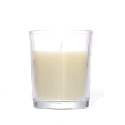 Vela de cristal 70g*3 blanco del tarro del Aromatherapy de encargo del hogar del aroma para el cumpleaños de la boda