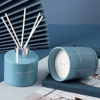 Diseño de Reed Diffuser Scented Candle Unique del aceite de la fragancia del HOGAR del AROMA