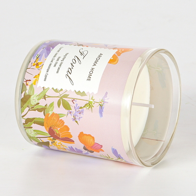 Decoración de bodas de velas caseras de aroma de novedad personalizada de soja perfumada natural de lujo