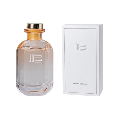 Botella de vidrio personalizada Aceite esencial Aromaterapia Stick Clear Hogar Reed Difusor