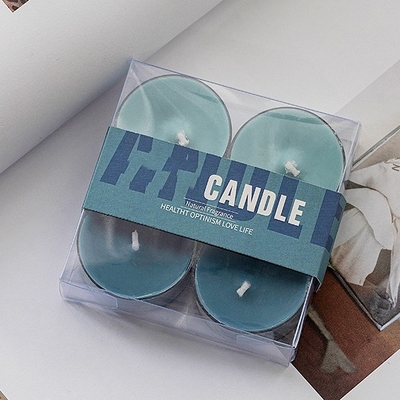 Las PC del HOGAR 4 del AROMA embalan velas anaranjadas de la luz del té de Rose Fragrance Soy Wax Scented del jengibre de alta calidad del Aromatherapy DIY