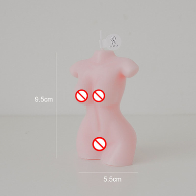 Cera desnuda modificada para requisitos particulares hecha a mano Cand de la soja de Shaped Carved Scent del modelo del torso femenino con curvas del cuerpo de la mujer de la etiqueta privada del HOGAR del AROMA
