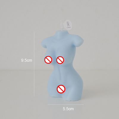 Cera desnuda modificada para requisitos particulares hecha a mano Cand de la soja de Shaped Carved Scent del modelo del torso femenino con curvas del cuerpo de la mujer de la etiqueta privada del HOGAR del AROMA