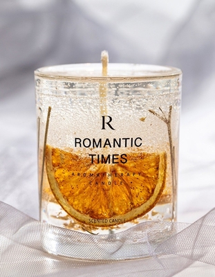 La flor de la decoración del HOGAR del AROMA sospecha la vela perfumada de la cera de la soja del gel de la etiqueta de Jelly Fragrance Candle Luxury Private en el tarro de cristal