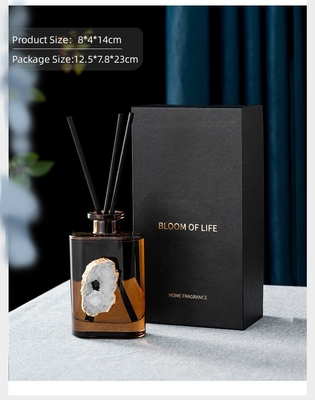 Botella de vidrio fresca del perfume del sitio del aire de la oficina del aceite esencial del Aromatherapy Reed Diffuser