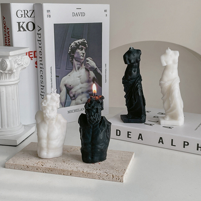 El amor romántico del HOGAR del AROMA sospechó las velas David Venus Laocoon Human Body Sculpture que la cera de la soja sospechó los regalos de cumpleaños de las velas