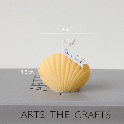 Los ornamentos Shell Aromatherapy Soy Wax Creative del cubo del OEM del INS del HOGAR del AROMA sospecharon las velas para la decoración casera del regalo de cumpleaños
