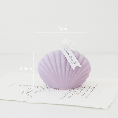 Los ornamentos Shell Aromatherapy Soy Wax Creative del cubo del OEM del INS del HOGAR del AROMA sospecharon las velas para la decoración casera del regalo de cumpleaños