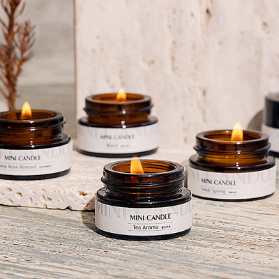 Muestra 16pcs/Set Mini Scented Candle del olor de la fragancia de la cera de la soja de la Navidad de las compras del precio de China del HOGAR del AROMA la mejor