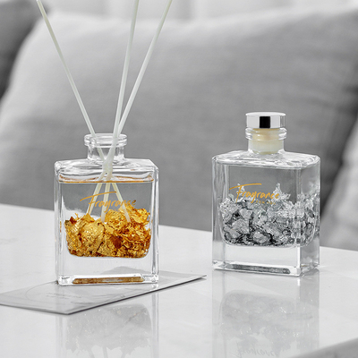 Perfume casero Crystal Glass Bottle Reed Diffuser de la fragancia del aceite esencial del Aromatherapy