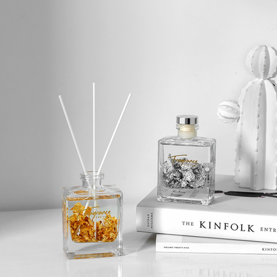 Perfume casero Crystal Glass Bottle Reed Diffuser de la fragancia del aceite esencial del Aromatherapy