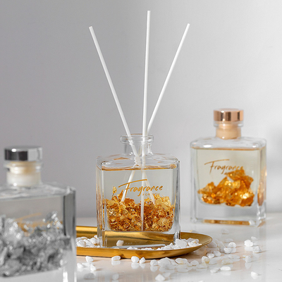 Perfume casero Crystal Glass Bottle Reed Diffuser de la fragancia del aceite esencial del Aromatherapy