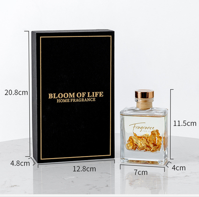 Perfume casero Crystal Glass Bottle Reed Diffuser de la fragancia del aceite esencial del Aromatherapy