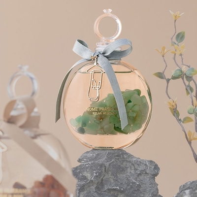 Perfume casero Crystal Glass Bottle Reed Diffuser de la fragancia del aceite esencial del Aromatherapy