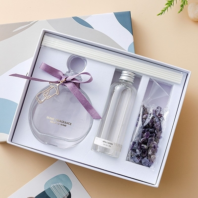 Perfume casero Crystal Glass Bottle Reed Diffuser de la fragancia del aceite esencial del Aromatherapy