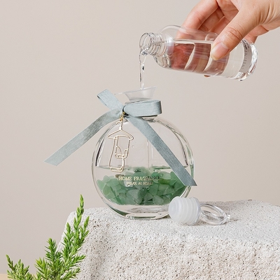 Perfume casero Crystal Glass Bottle Reed Diffuser de la fragancia del aceite esencial del Aromatherapy