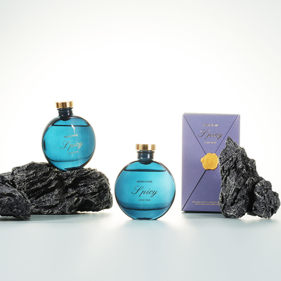 Hogar azul Reed Diffuser de la nueva gama del hogar del aroma 100 ml con el sistema de lujo de la caja de regalo