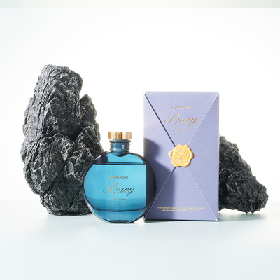 Hogar azul Reed Diffuser de la nueva gama del hogar del aroma 100 ml con el sistema de lujo de la caja de regalo