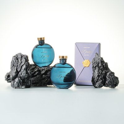 Hogar azul Reed Diffuser de la nueva gama del hogar del aroma 100 ml con el sistema de lujo de la caja de regalo