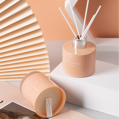 Sistema único de la caja de Reed Diffuser Scented Candle Gift del aceite de la fragancia del HOGAR del AROMA