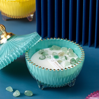 El aceite esencial de la cera de la soja del Aromatherapy del regalo de vacaciones sospechó la etiqueta privada de las velas