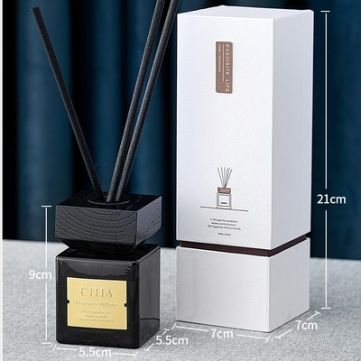 Reed Diffuser Air Freshener Scent casero mira al trasluz el sistema natural del regalo del aroma del aceite de la fragancia