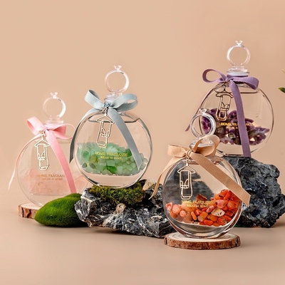 Fragancia colorida Crystal Aroma Diffuser del aire fresco del aceite esencial de la piedra de cristal del incienso