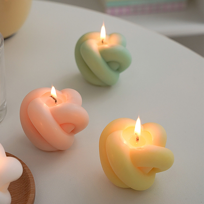 Lindo romántico de la vela de la cera de Rose Flower Aromatherapy Scented Soy