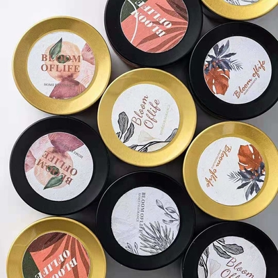 El regalo de la vela del tarro de la decoración fijó el viaje 100% de la cera de la soja Tin Scented Candle 5pcs/Set