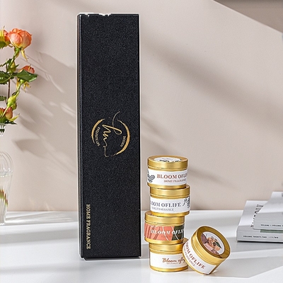 El regalo de la vela del tarro de la decoración fijó el viaje 100% de la cera de la soja Tin Scented Candle 5pcs/Set