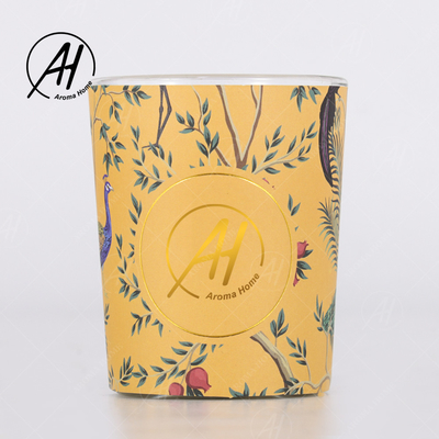 El tarro de cristal apagado del estilo nórdico de la etiqueta sospechó las velas Reed Diffuser Set With Box