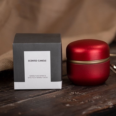 Casarse los sorteos secó la fragancia Tin Scented Candle Handmade de la flor
