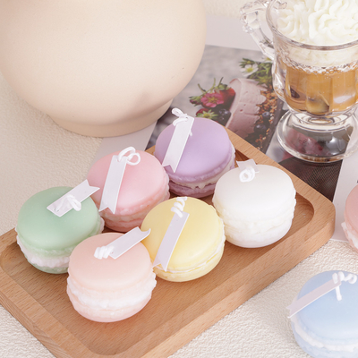 Vela de Mini Soy Wax Macaron Handmade del aroma de la fruta de la etiqueta privada para el cuarto de baño